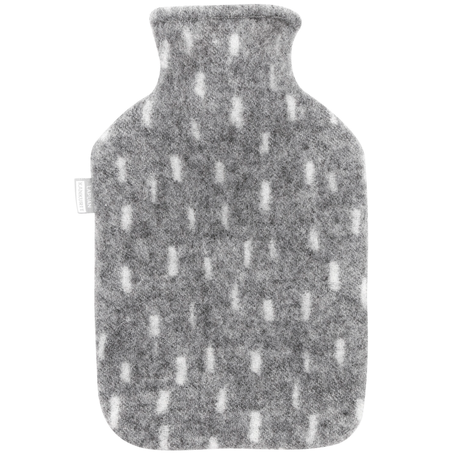Pyry Blizzard Wool cover with Hot Water Bottle, Grey-White (10114986639647)