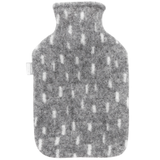 Pyry Blizzard Wool cover with Hot Water Bottle, Grey-White (10114986639647)