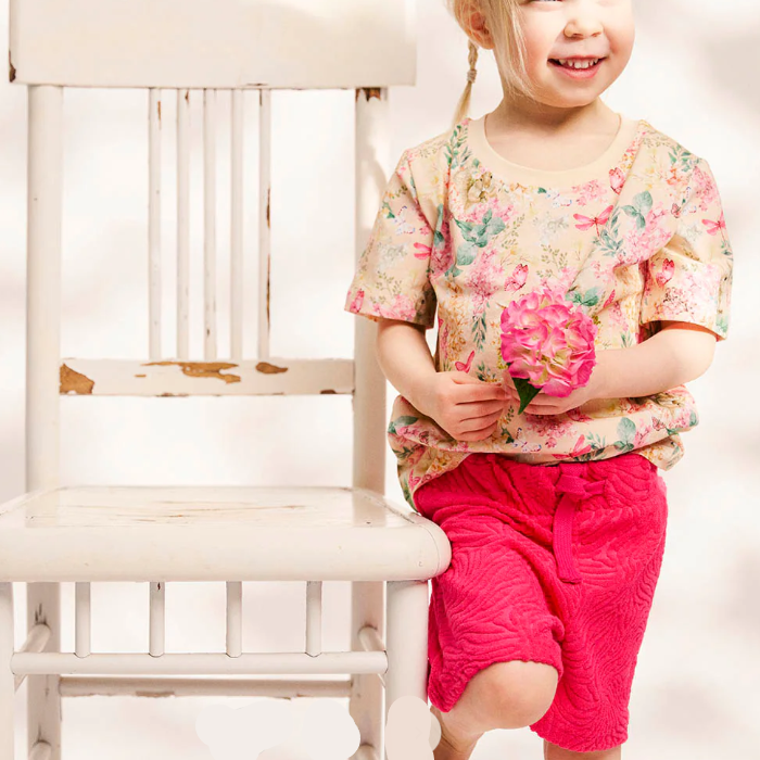 Ma-ia River Kids' Shorts, Hot Pink (10257601167647)