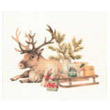 100% Biodegradable Dishcloth, Reindeer Rest