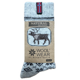 Reindeer Wool Socks, Natural