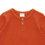 Ma-ia Logan Long Sleeve Top, Rust Red