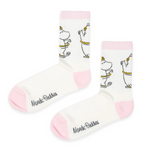 Snorkmaiden Retro Tennis Women's Socks, White (10254119239967)