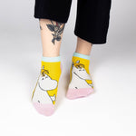 Snorkmaiden Dreaming Women's Ankle Socks, Yellow (9536790364447)