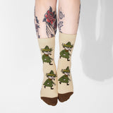 Snufkin Adventure Women's Socks, Beige (9536216989983)