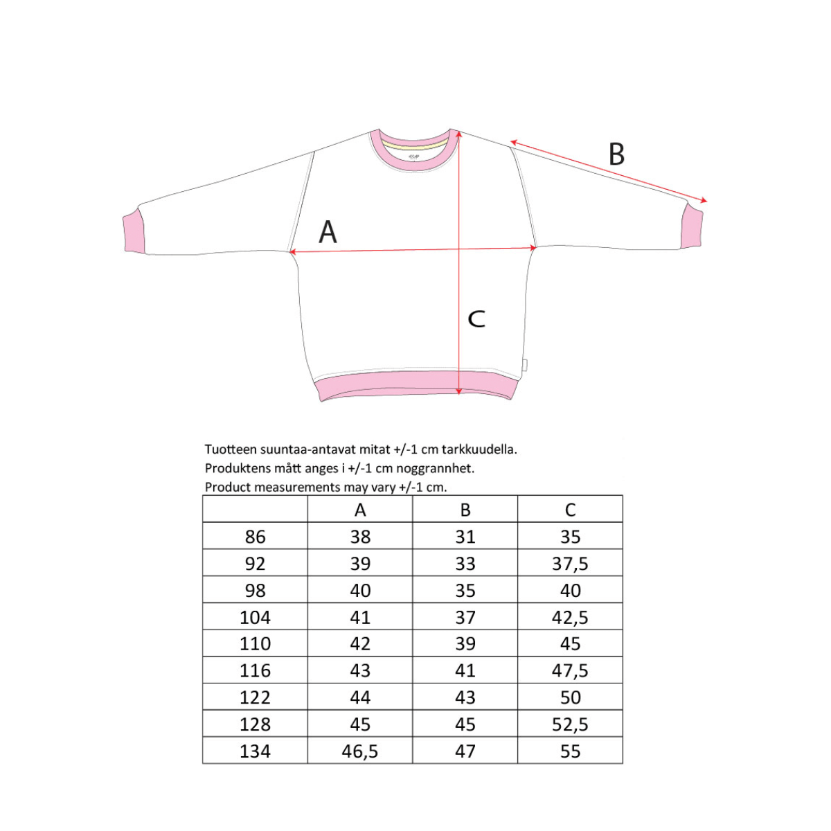 Fragola Strawberry Kids Sweatshirt (9467565932831)