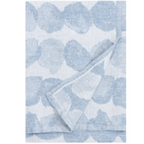 Sade Washed Linen Towel, White-Grey