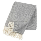Klippan Samba 100% Wool Throw, Grey