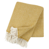 Klippan Samba 100% Wool Throw, Yellow