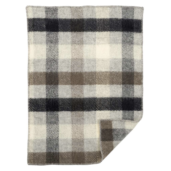 Klippan Gotland Multi Premium Wool Baby Blanket, 65x90cm Grey (9436402549023)