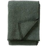 Klippan Domino 100% Wool Blanket, 130x180cm Green