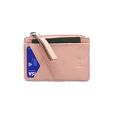 Lumi Cilla Card Holder with Zip, Light Pink