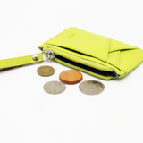 Lumi Cilla Card Holder with Zip, Lime Green