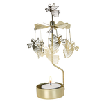 Flying Angel Tea Light Carousel Chime, Gold (9430349742367)