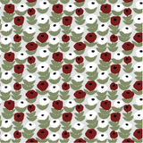 Flora Kauniste Serviette Large 33x33cm, Green-Red