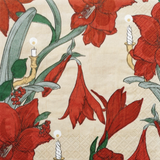 Christmas Room Jouluhuone Serviette Large 33cm, Beige-Red