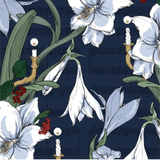 Christmas Room Jouluhuone Serviette Large 33cm, Blue-White