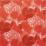 Ester Serviette Large 33cm, Red-White