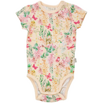 Ma-ia Lilacs Siren Short Sleeve Baby Body, Peach (10258275303711)
