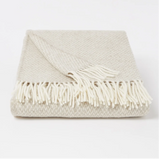 Klippan Premium Pulse Merino Wool Throw, Sand 130x200cm