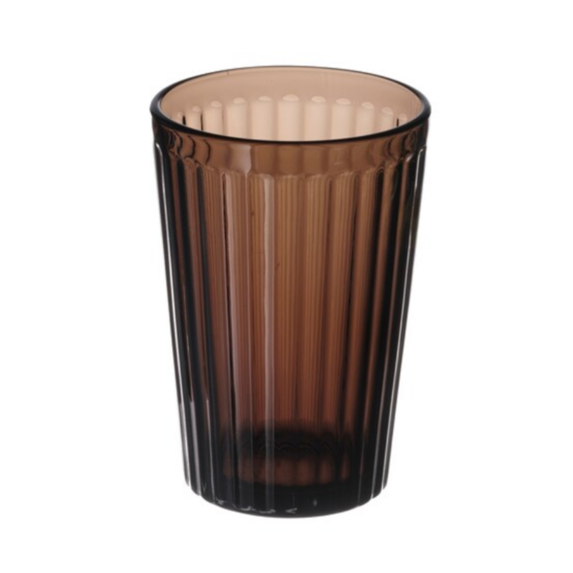 Ikea Vardagen Drinking Glass, 31cl, Brown (8254352982303)