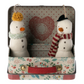 Maileg Snowman Ornament 2ocs in a Suitcase PRE-ORDER eta Oct 23 (8491286266143)