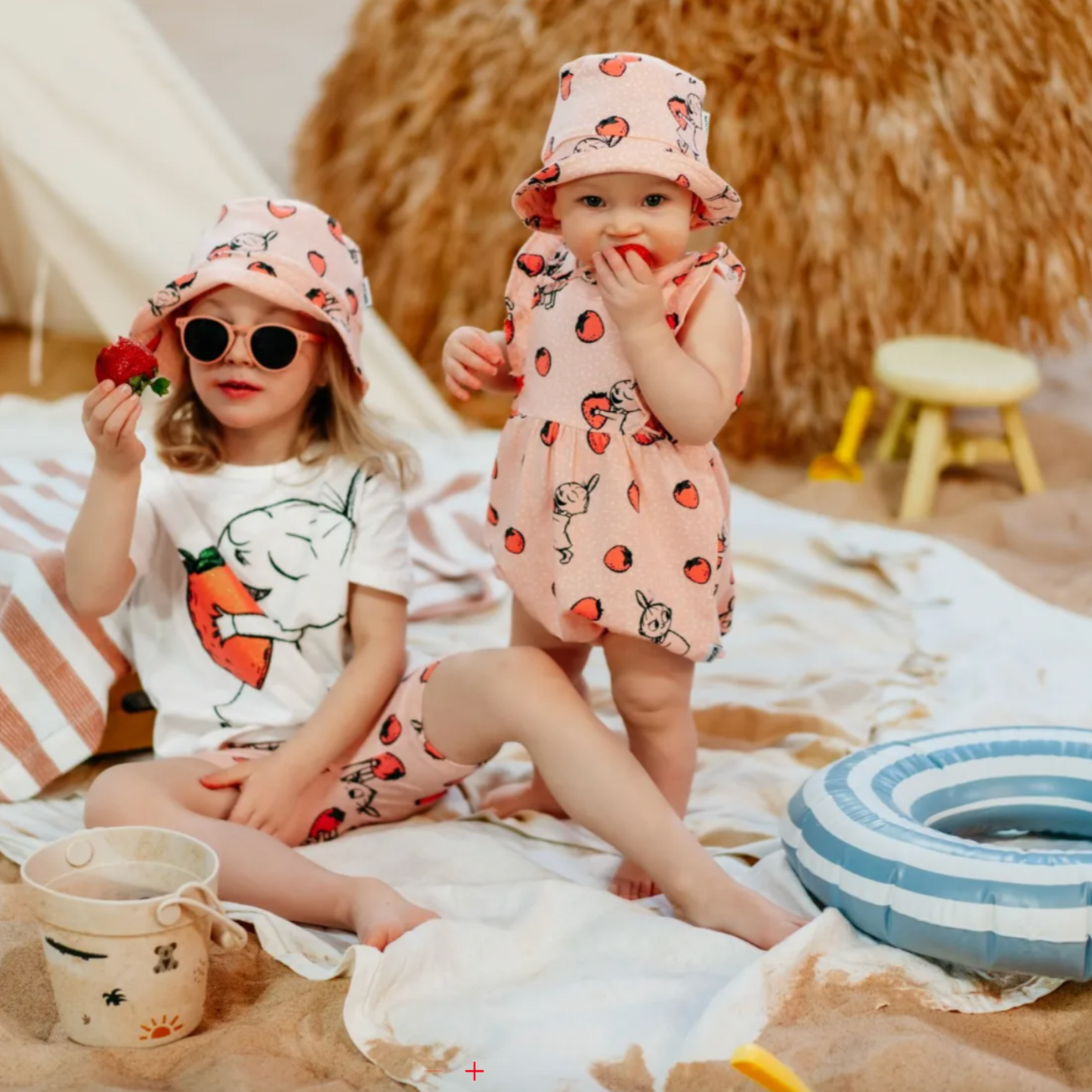 Moomin Baby Hat, Strawberry (8605258285343)