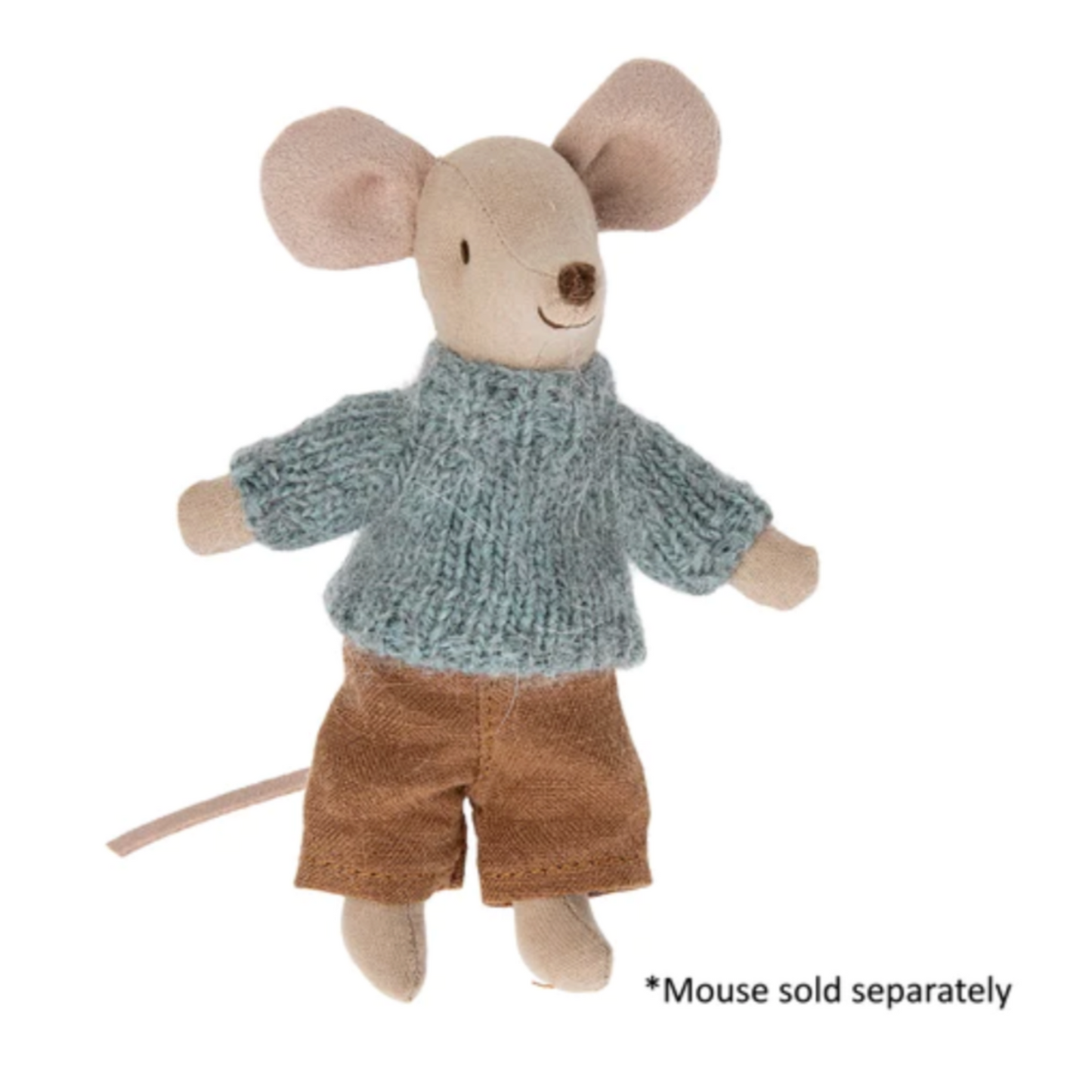 Maileg Knitted Sweater and Pants for Big Brother Mouse (8745613361439)
