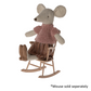 Maileg Rocking Chair Mouse, Dark Powder (8997926273311)
