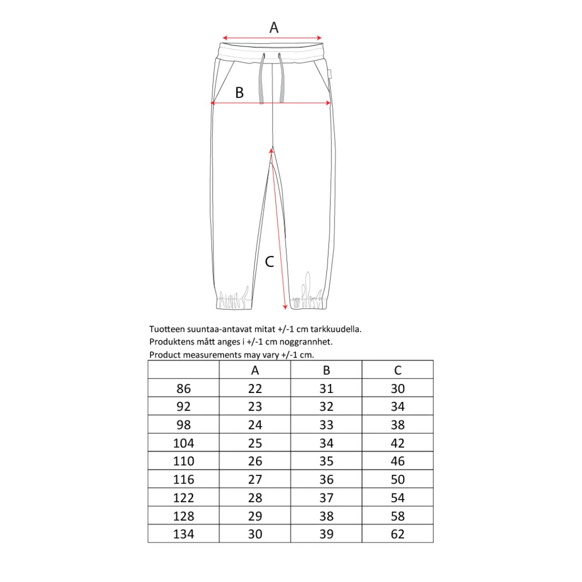 Merri Kids Trousers, Dark Blue (9498077921567)
