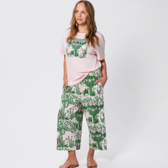 Moomin Seela Womens' Culottes Spring Chestnut, Rose-Green (10257862263071)