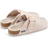 Hilma Wool Bland Slippers, Creme