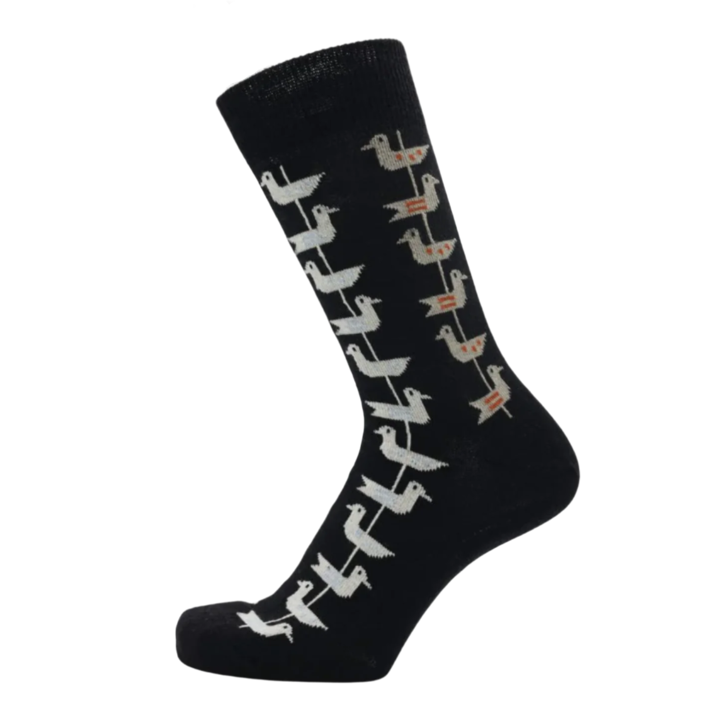 Shorebird Merino Socks, Black (10186268049695)