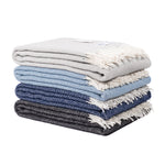 Silva 100% Wool Throw 130x200cm, Blueberry Blue (8672226672927)