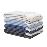 Silva 100% Wool Throw 130x200cm, Blueberry Blue (8672226672927)