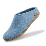 Glerups Leather Slip On Sky