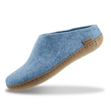 Glerups Leather Slip On Sky
