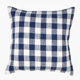 Smillan Check, Dark Blue Cushion Cover with Inner