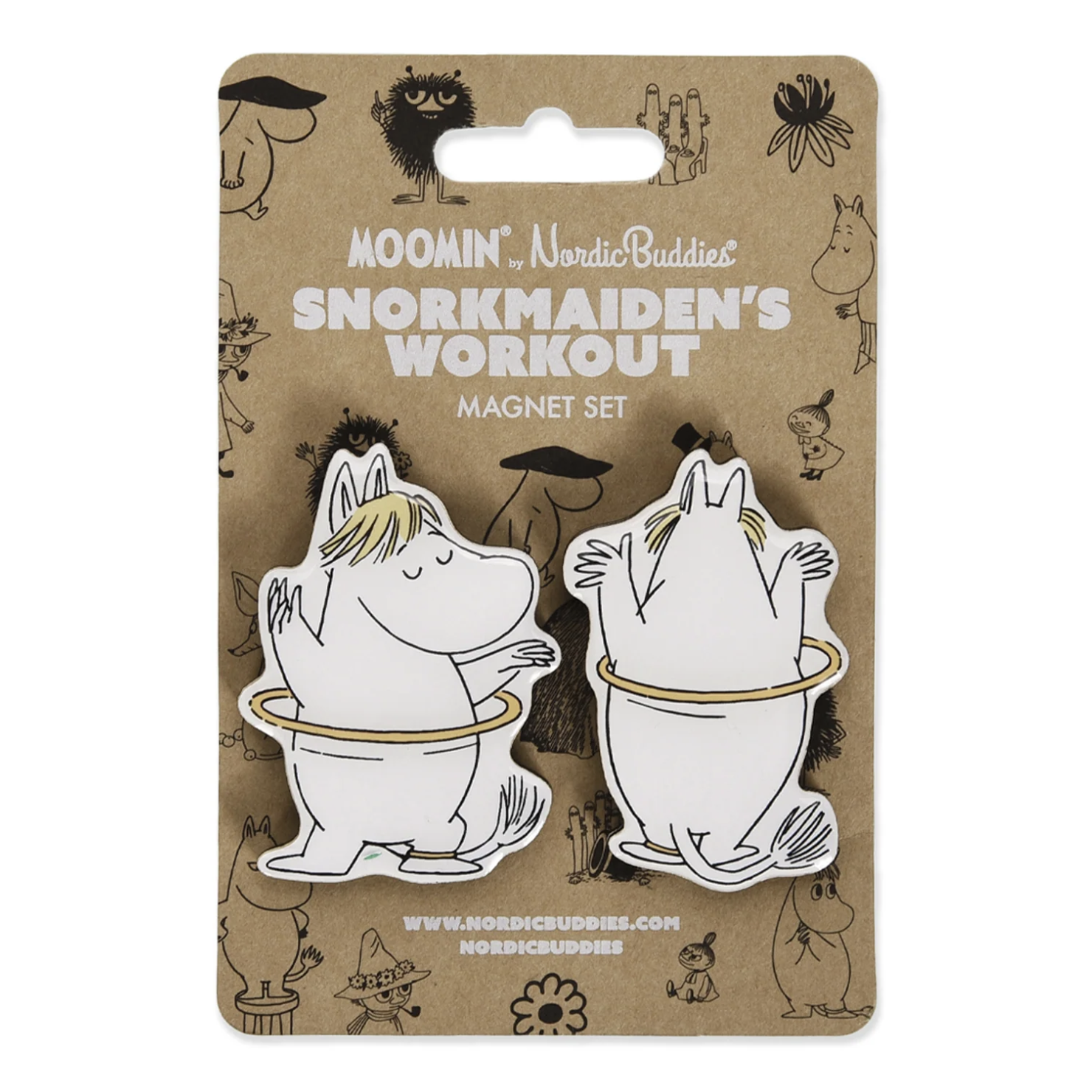 Moomin Magnet Set of 2, Snorkmaiden's Workout (10241440317727)