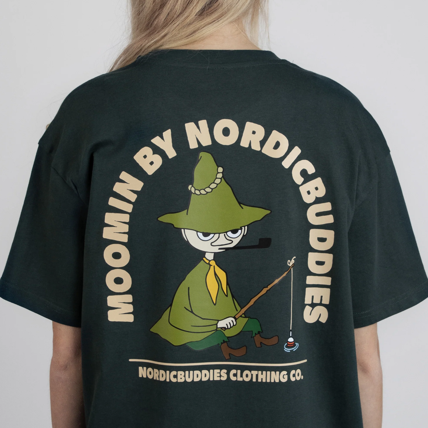 Moomin T-Shirt Heavy Snufkin Unisex, Green (10241107788063)
