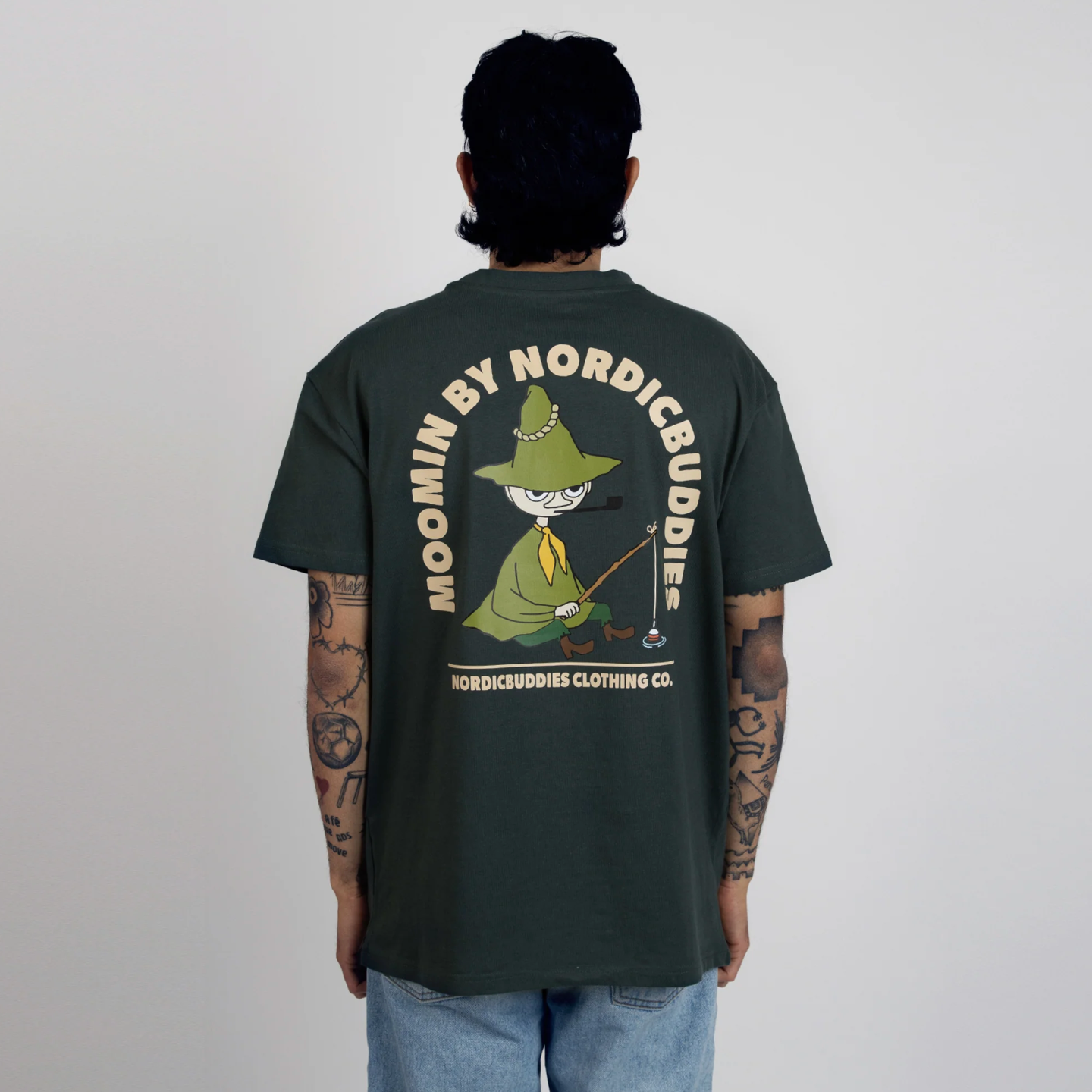 Moomin T-Shirt Heavy Snufkin Unisex, Green (10241107788063)
