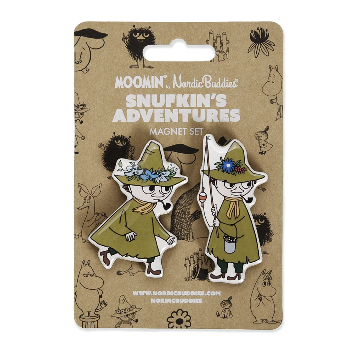 Moomin Magnet Set of 2, Snufkin's Adventures (10241415250207)