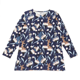 Moomin Womens' Tunic Sonja Magnolia, Dark Blue (10209567277343)