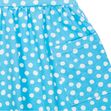 Pippi Longstocking Kids' Dress, Speckled Blue