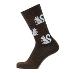 Squirrel Merino Socks, Brown (10186311237919)
