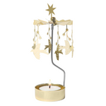 Starling Tea Light Carousel Chime, Gold (10249561014559)