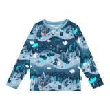Moomin Kids' Shirt Starry Night, Blue (10224843817247)