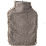 Cozy Wool Hot Water Bottle Cover, Stone COVER ONLY!