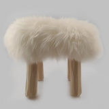 Sheepskin Stool Height 30cm
