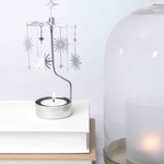 Supernova Tea Light Carousel Chime, Silver (9422250443039)